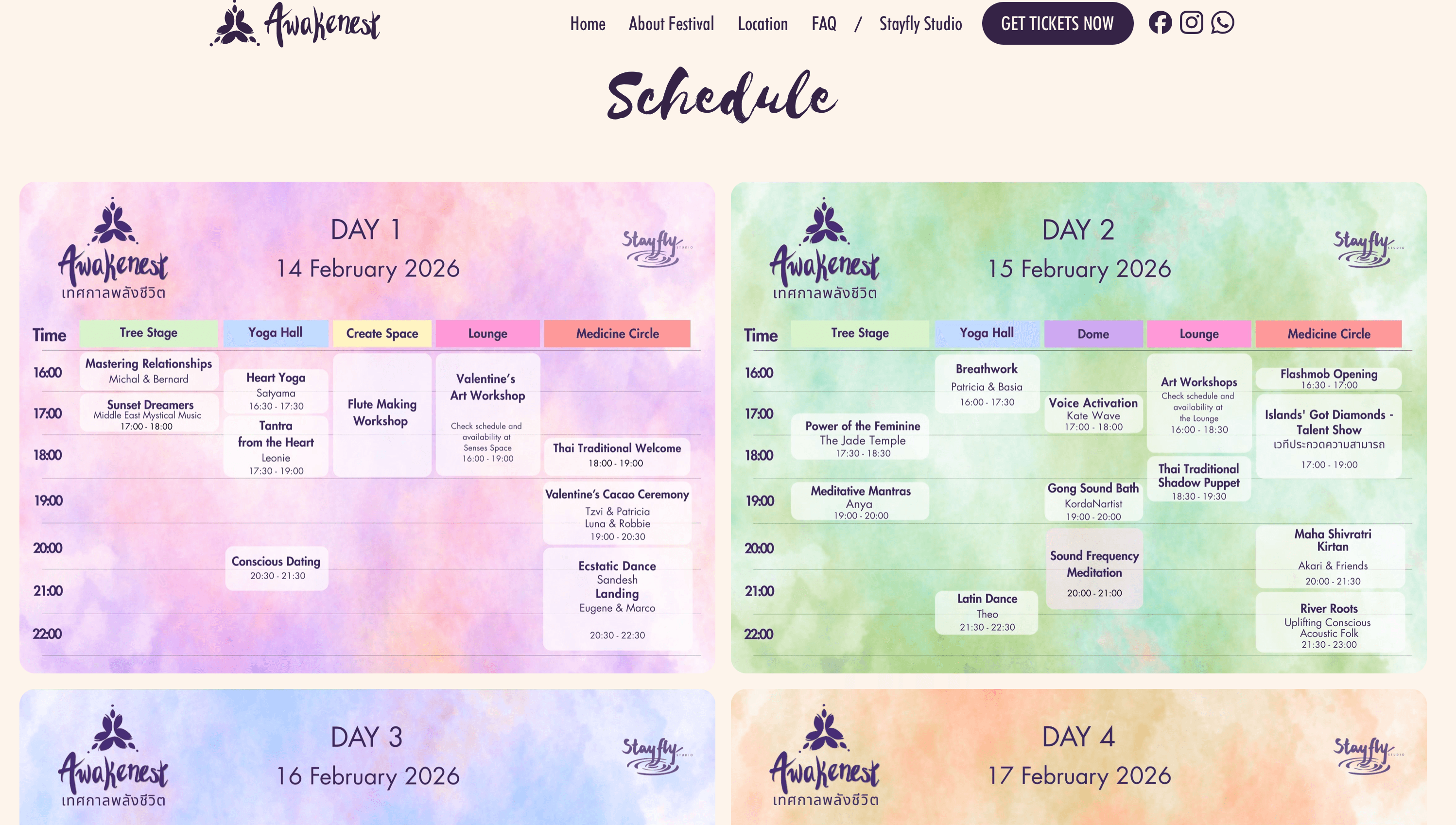 Awakenest festival — primary view